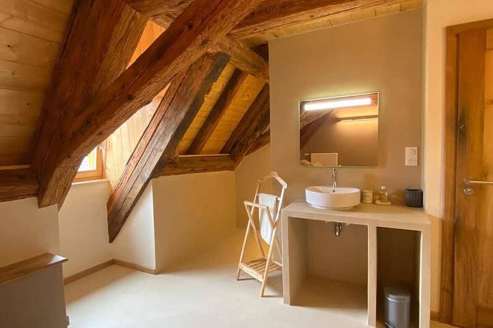 In Vino Veritas, Ferienhaus für 12 Personen, charmante Vermietung im Elsass in Gueberschwihr, Regionaler Naturpark Belchen der Vogesen