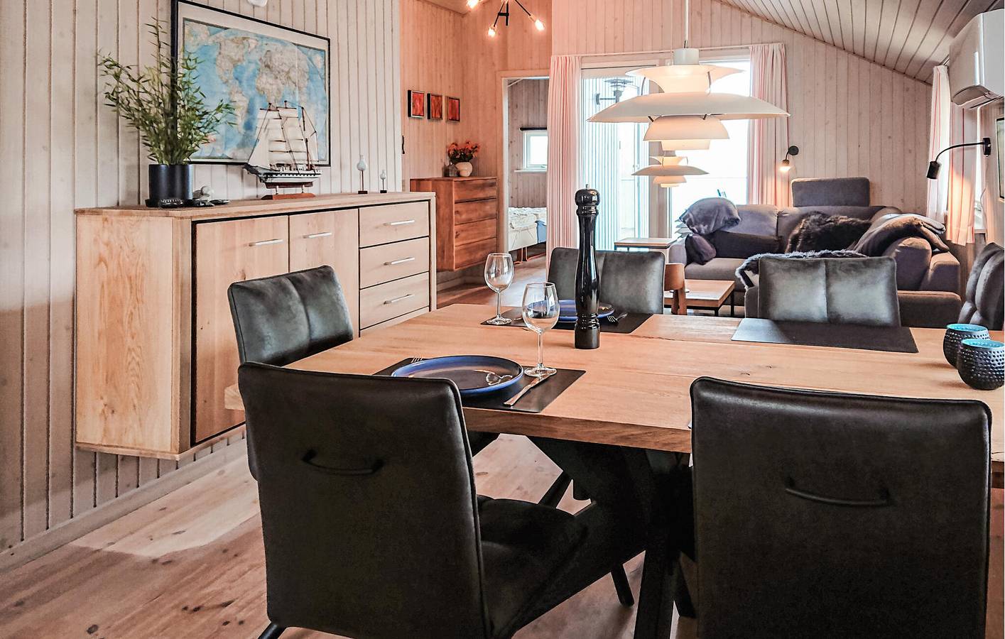 Feriehus for 6 personer med terrasse in Årgab, Holmsland Klit