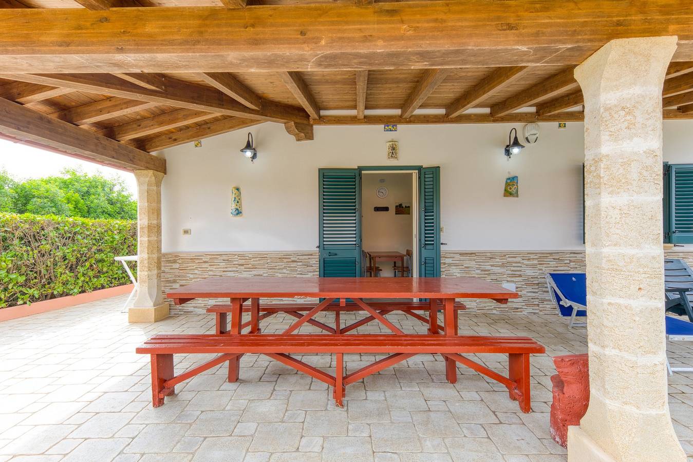 Appartamento intero, Casa vacanze 'Villetta Cosimo' con piscina condivisa, giardino privato e aria condizionata in Morciano di Leuca, Golfo di Taranto