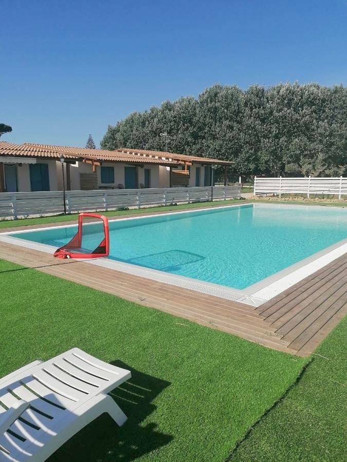 Ferienhaus für 5 Personen, mit Terrasse und Garten sowie Pool und Ausblick