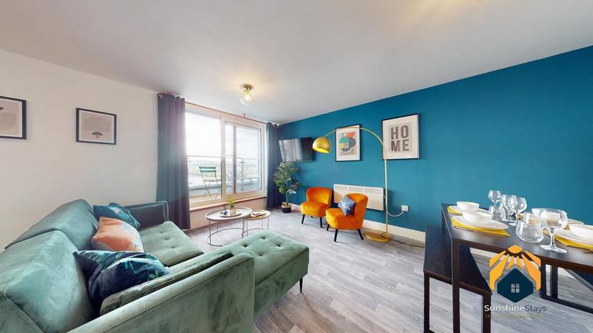 Holiday rental for 6 people, with Balcony and Terrace as well as Lake view and View in Cardiff