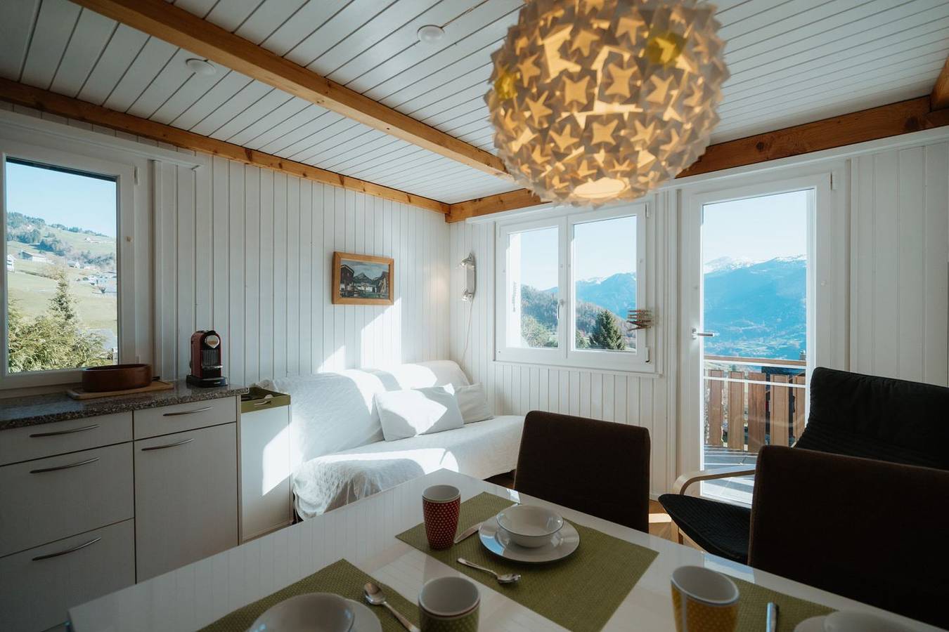 Ganze Wohnung, Apartment Perlita: Gemütliches Apartment mit Bergblick für die ganze Familie in Amden, Kanton St. Gallen