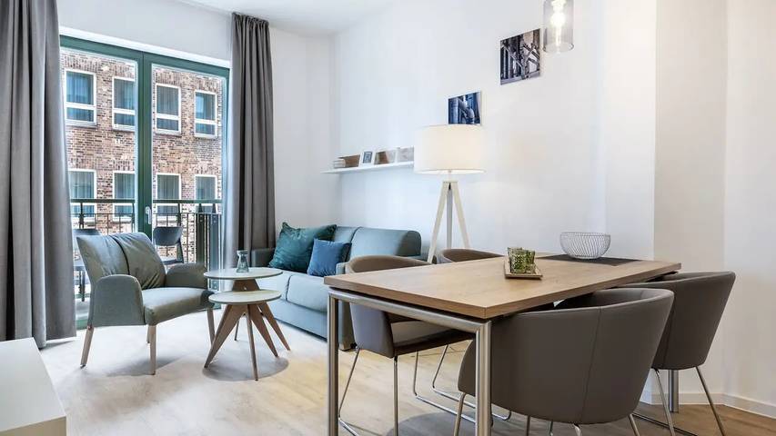Ferienwohnung für 3 Personen, mit Sauna und Balkon, mit Haustier