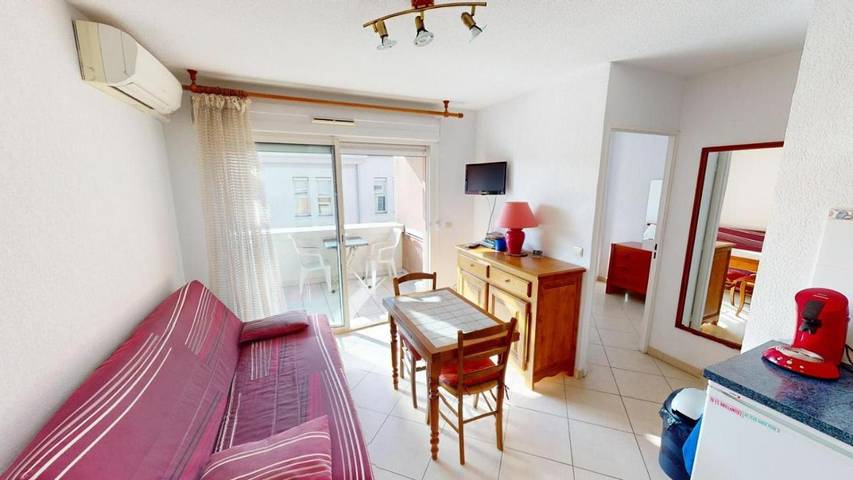 Gîte pour 2 personnes, avec balcon dans Port De Balaruc Les Bains