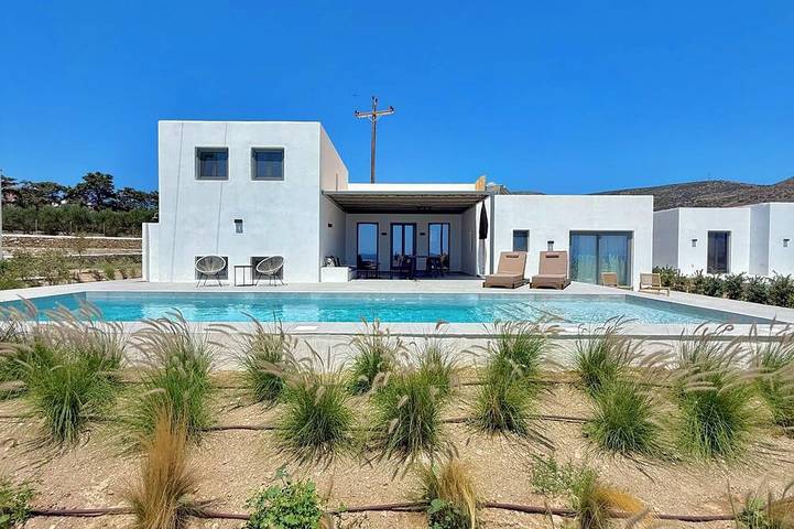 Villa voor 6 personen, met terras en tuin in Aliki