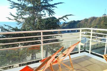 Gîte pour 4 personnes, avec balcon dans Plage Caroual