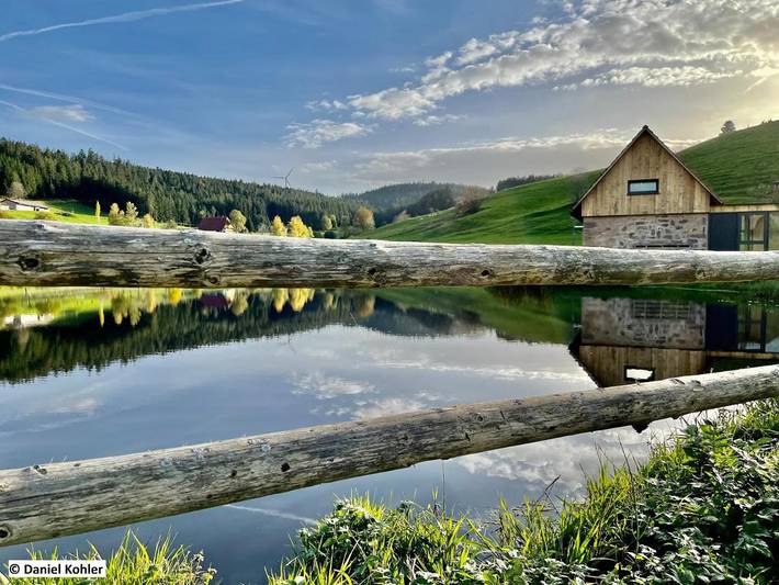 Ferienhaus für 5 Personen, mit Terrasse und Garten sowie Seeblick und Ausblick in Hornberg - 2