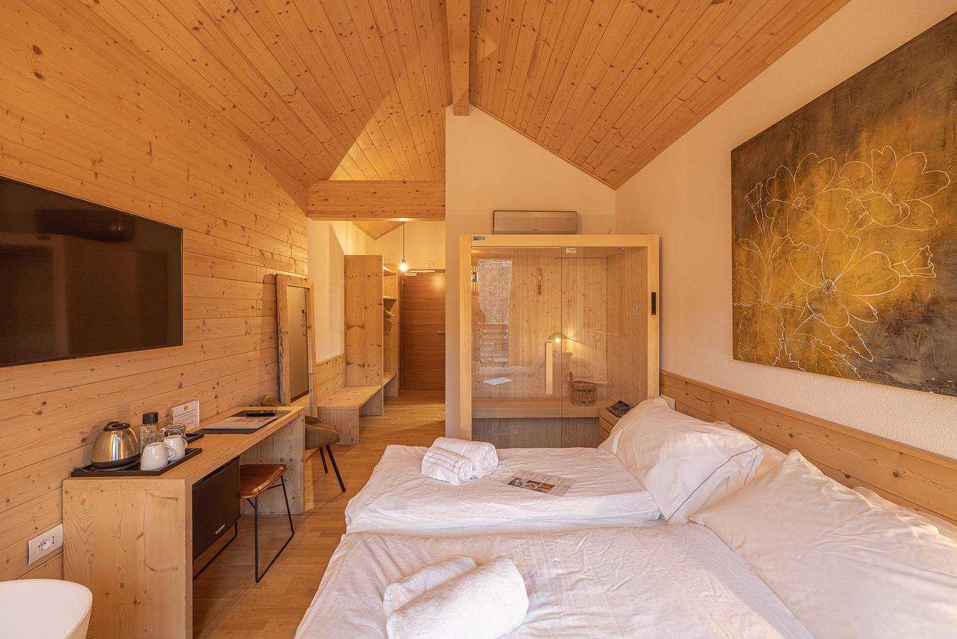Ganze Ferienwohnung, B&B Giallo - Primula Wellness Zimmer in Pieve di Cadore, Östliche Dolomiten