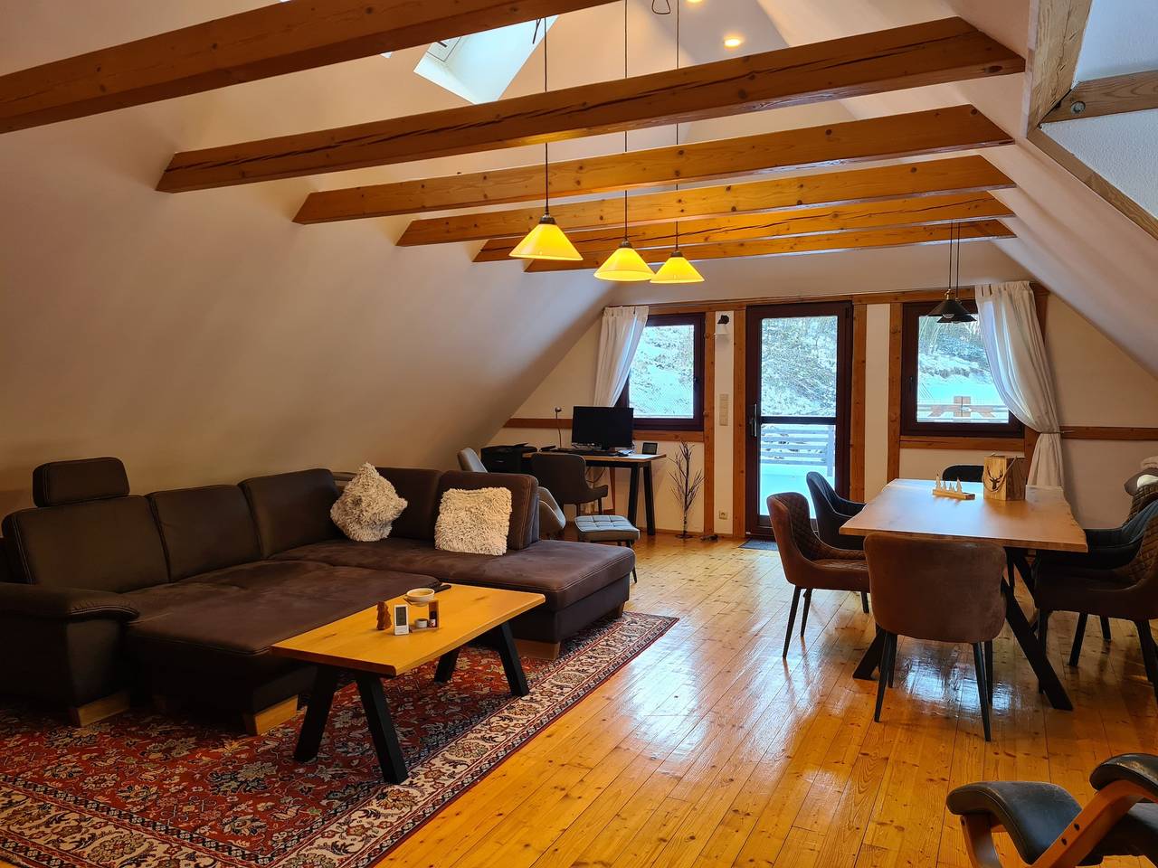 Ferienhaus Waldglück - Ferienhaus mit Sauna in Naila, Frankenwald
