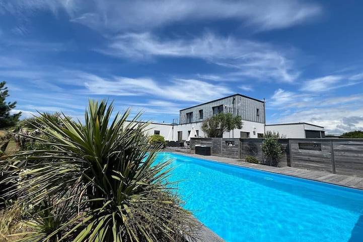 Villa pour 8 personnes, avec jardin et balcon
