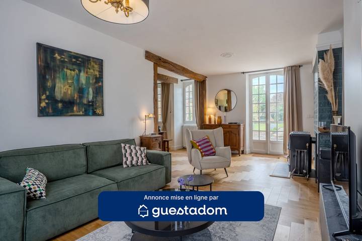 Maison de vacances pour 12 personnes, avec Jardin