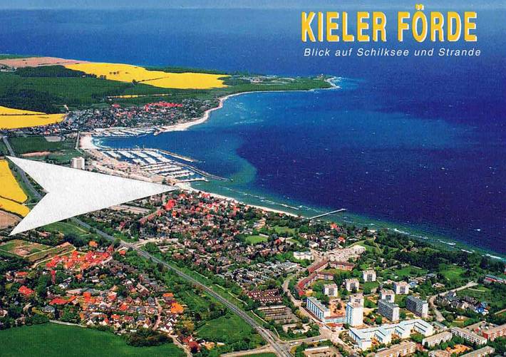 Ferienwohnung für 3 Personen, mit Balkon und Garten sowie Ausblick in Schilksee