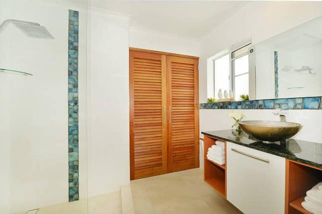 Tropische Palmen in Port Douglas in Port Douglas, Far North Queensland