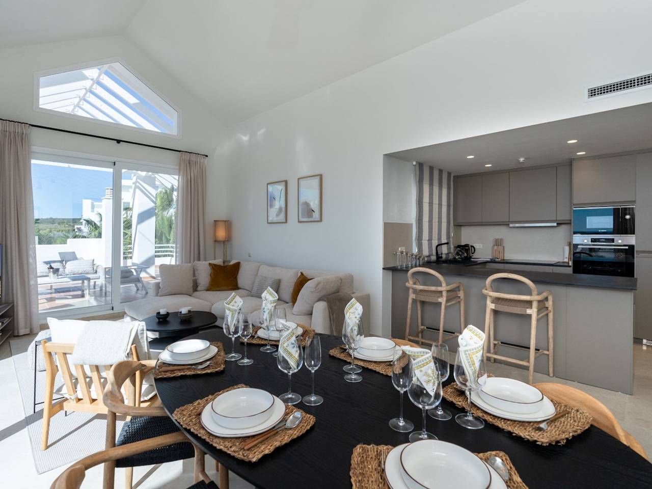 Ganze Wohnung, Modernes Penthouse mit Kristall-Lagune Zugang, 3 Schlafzimmer, für 6 Personen in Alcazaba Lagoon, Casares