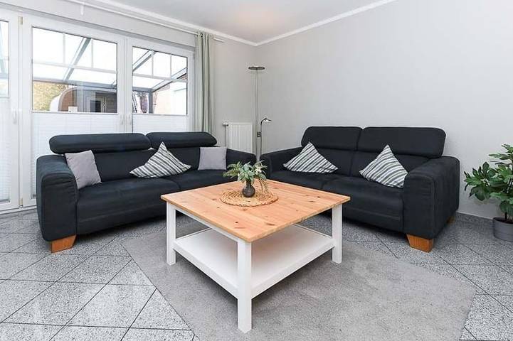 Ferienhaus für 5 Personen, mit Garten und Terrasse sowie Sauna in Bensersiel