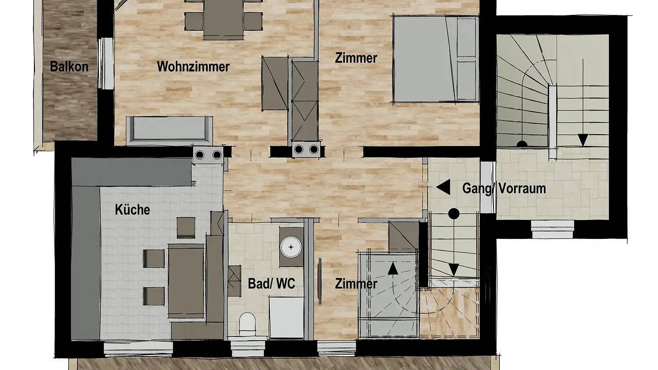 Ganze Ferienwohnung, Ferienwohnung für 6 Personen (70 m²) in Schlitters in Tuxer Alpen, Schlitters