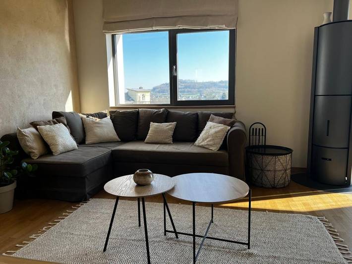Villa pour 4 personnes, avec Balcon et Terrasse ainsi que Jardin et Vue à Messancy