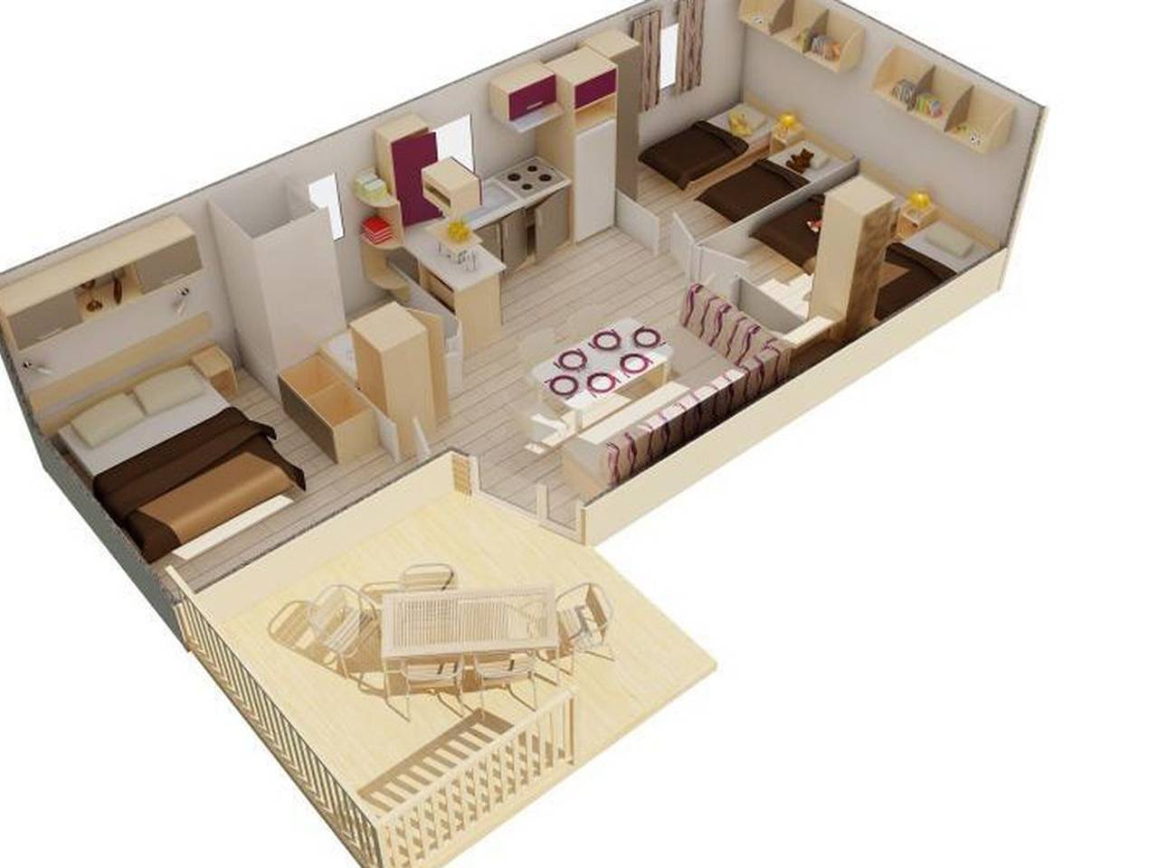 Mobil-home 29m² avec Terrasse à Loudéac in Loudéac, Cotes-d'Armor