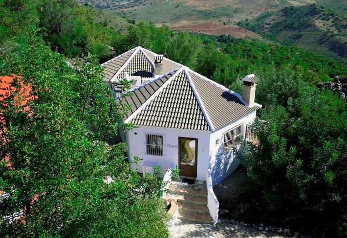 Hel enrumslägenhet, Studio för 2 Personer med trädgård in Montecorto, Andalusien
