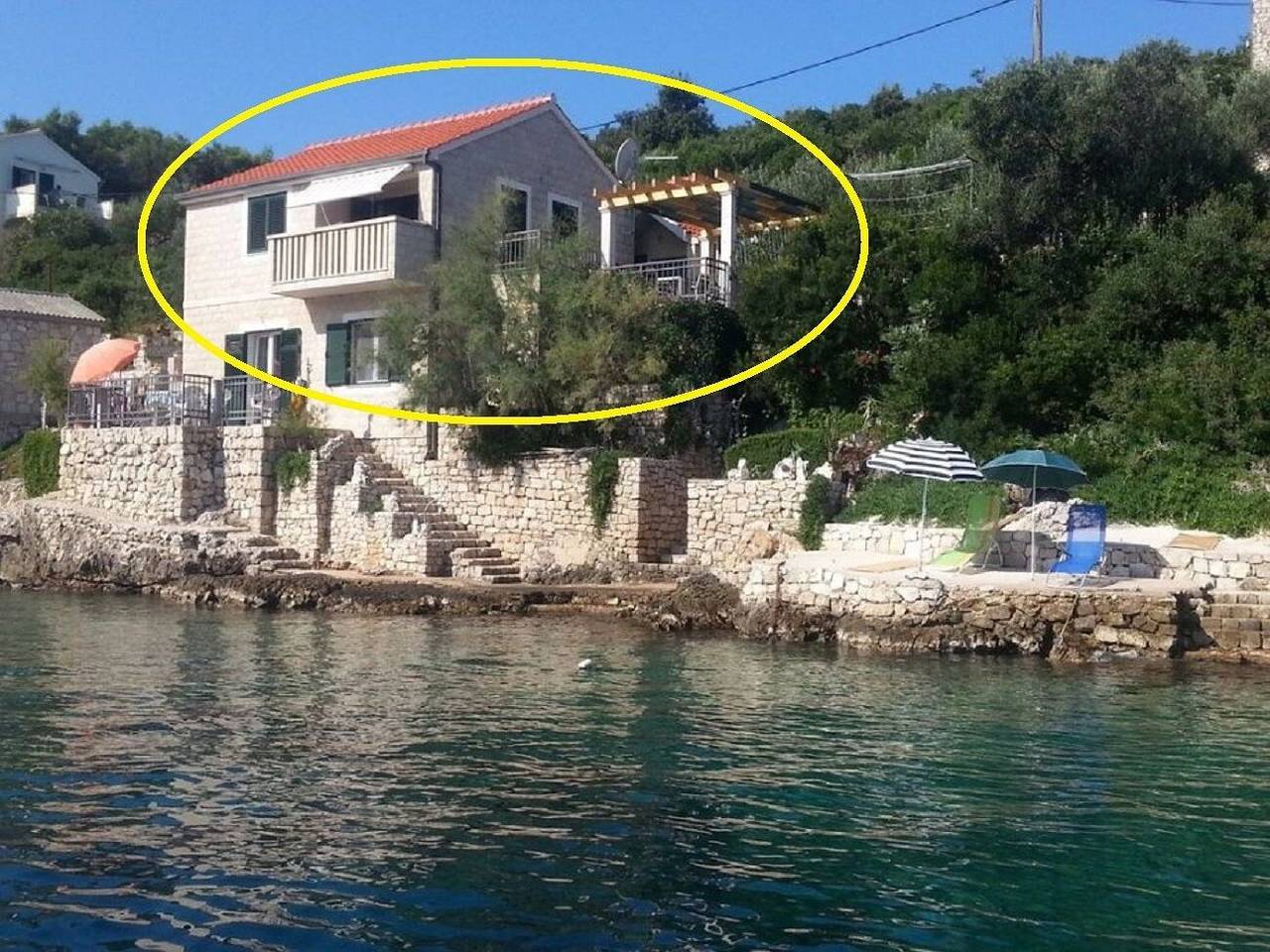 Ganze Wohnung, Apartment Nikola in Šolta (Split-Dalmatien), Grohote