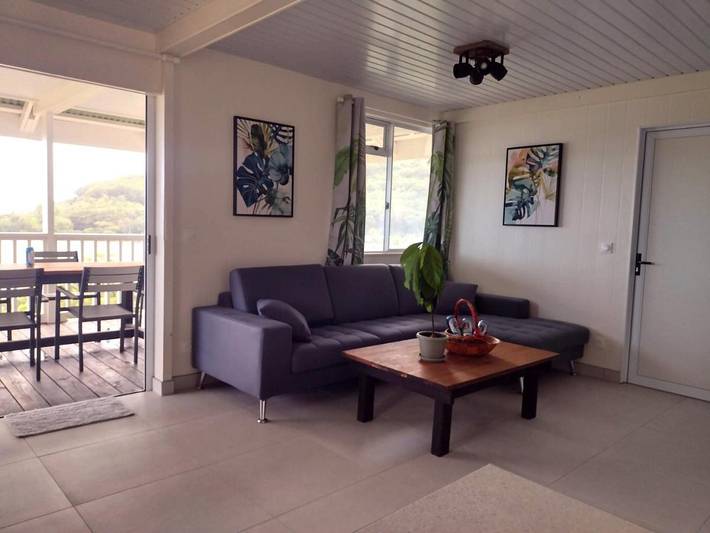 Location de vacances pour 4 personnes, avec terrasse et vue, animaux acceptés dans Ha'apiti - 3