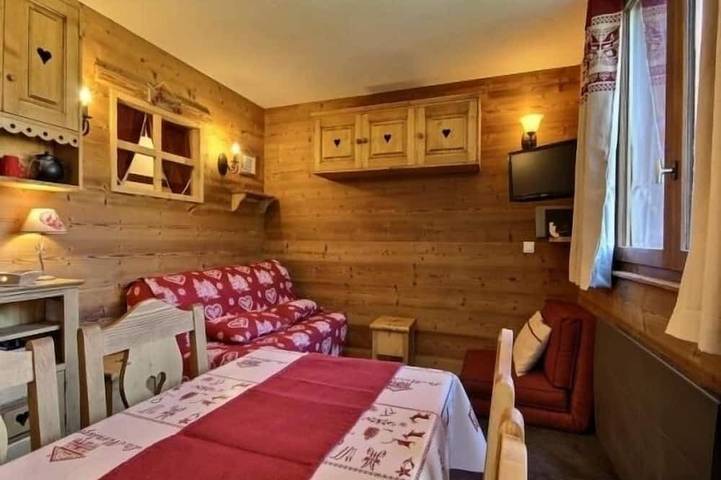 Ganze Wohnung, Renoviertes Studio, 4 Pers, direkt an der Piste, Belle Plagne in Belle Plagne, La Plagne-Tarentaise