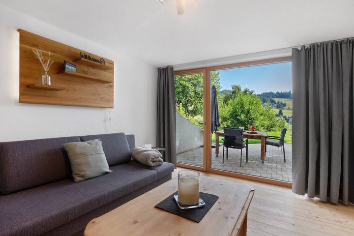 Ganze Wohnung, Ferienwohnung Naturpur im Bernauer Hochtal mit Bergblick und eigener Terrasse in Bernau im Schwarzwald, Südschwarzwald