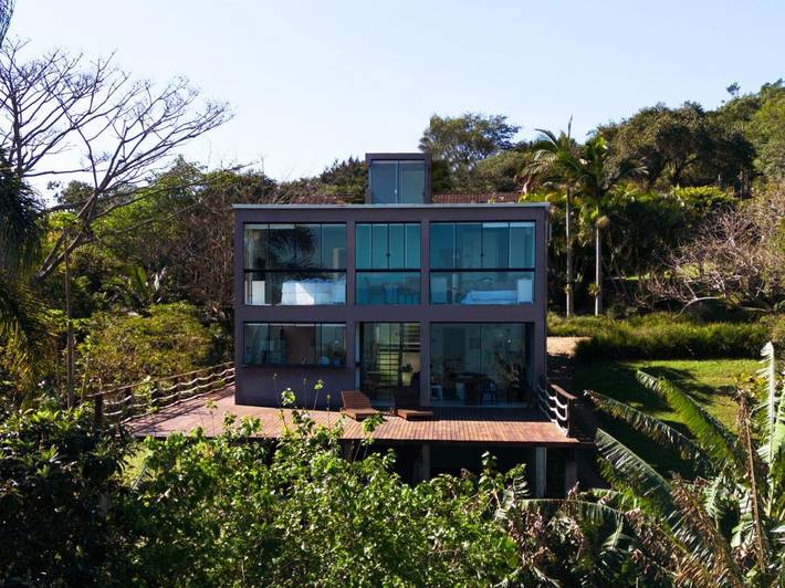 Villa pour 4 personnes, avec vue et jardin, animaux acceptés dans le Sud (Brésil)