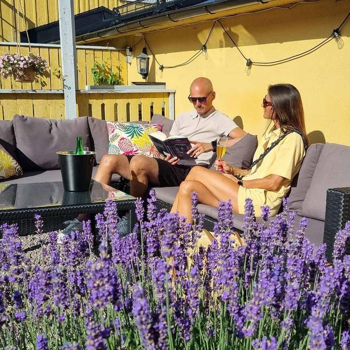 Ferienhaus für 2 Personen, mit Balkon und Terrasse sowie Garten und Ausblick in Uppsala - 2