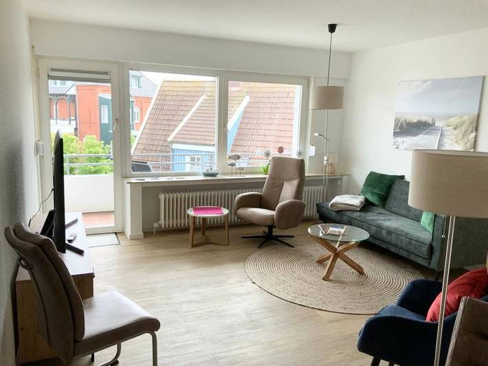 Ferienwohnung für 2 Personen, mit Balkon und Sauna auf Norderney