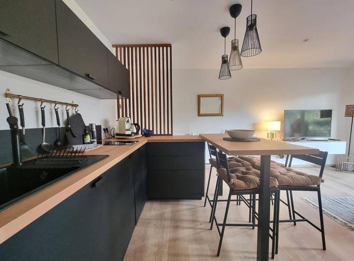 Gîte pour 4 personnes, avec vue et jardin, animaux acceptés dans Plage de la Bouillabaisse - 3