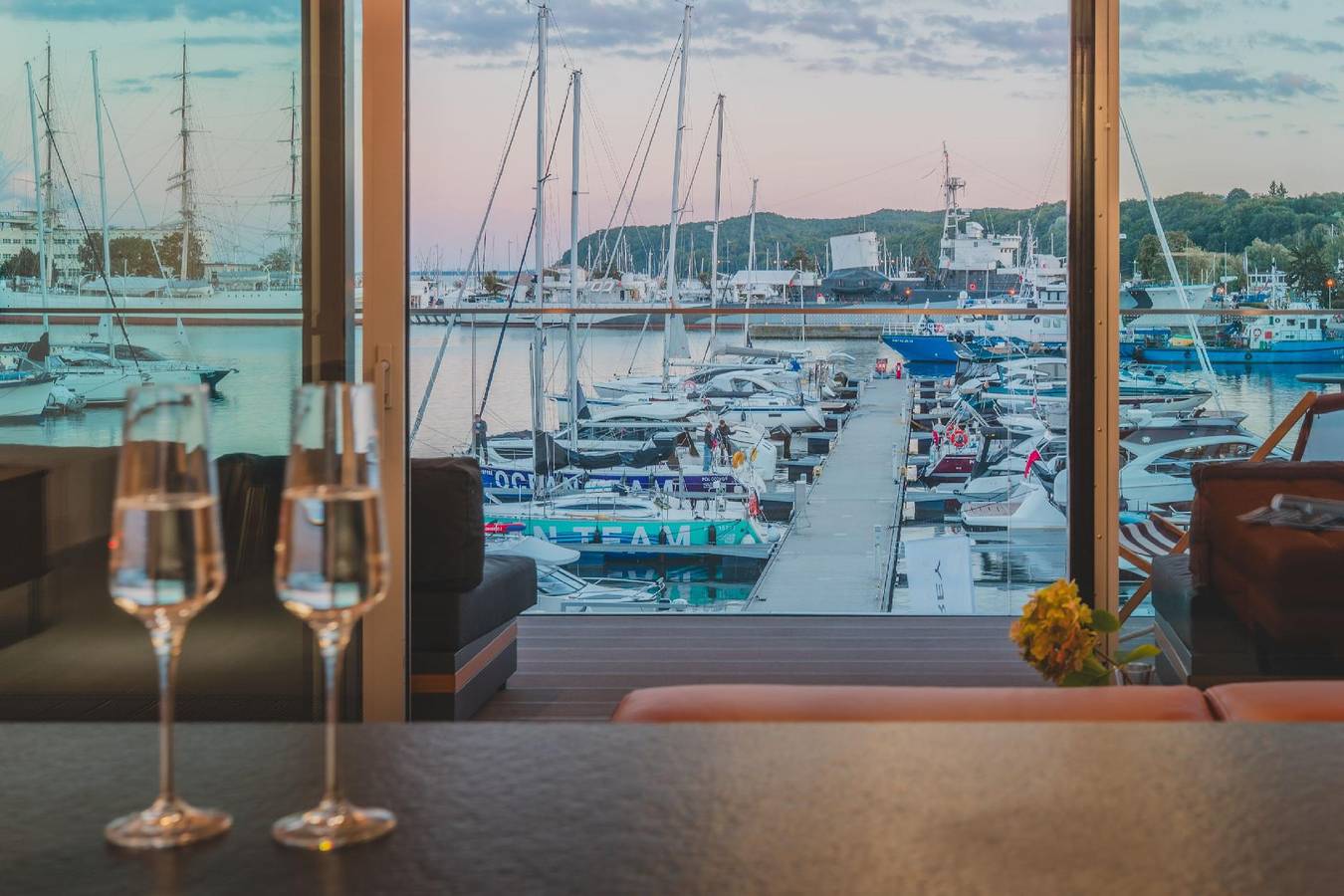 Appartement de vacances entier, Yacht Park Apartment with panoramic view of the marina in Gdynia, Poland in Gdynia, Tricity