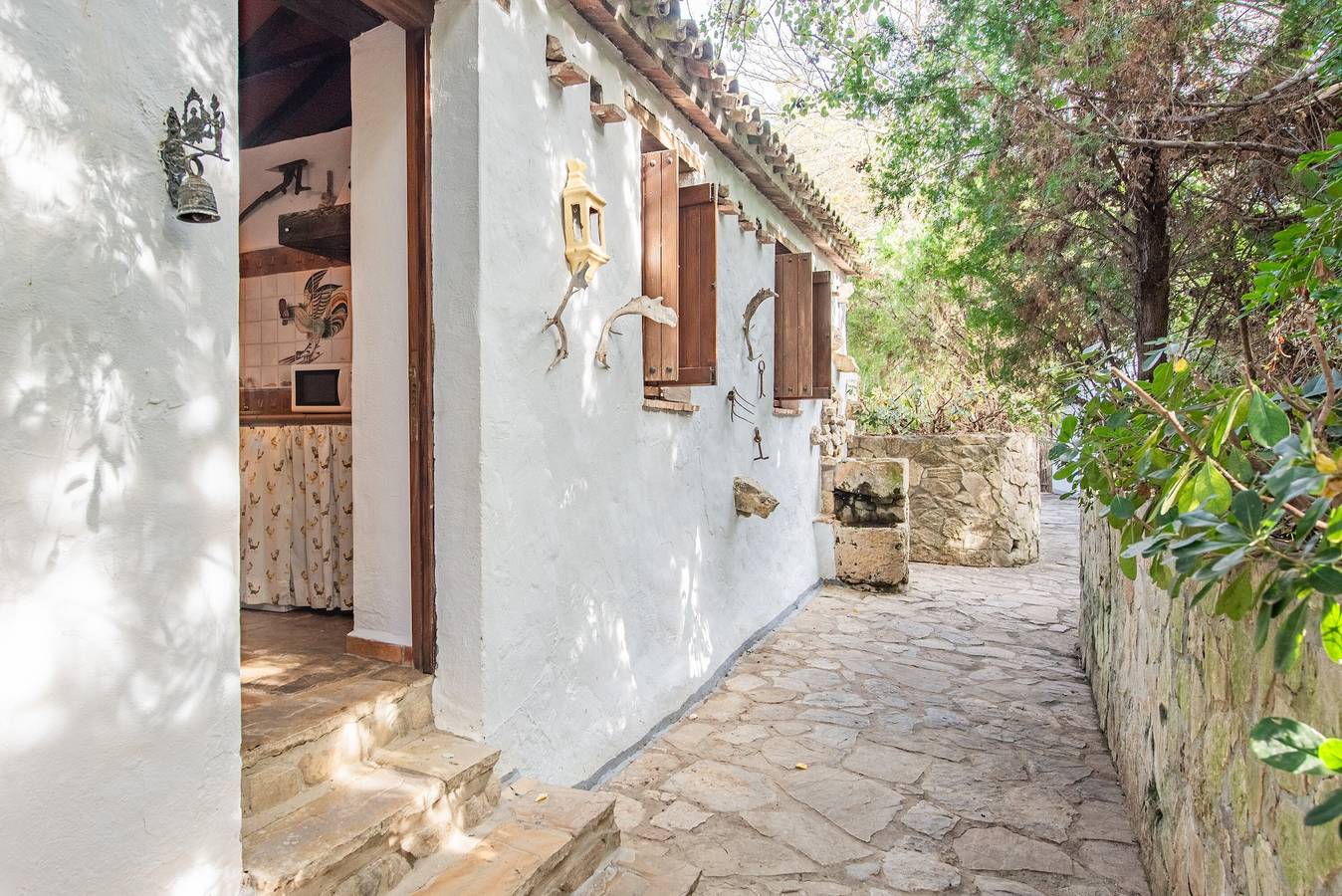 Ferienhaus "Apartamento Cortijo Rural Las Aves" mit Bergblick und Gemeinschaftspool in Los Ángeles (Jimena de la Frontera), Jimena de la Frontera