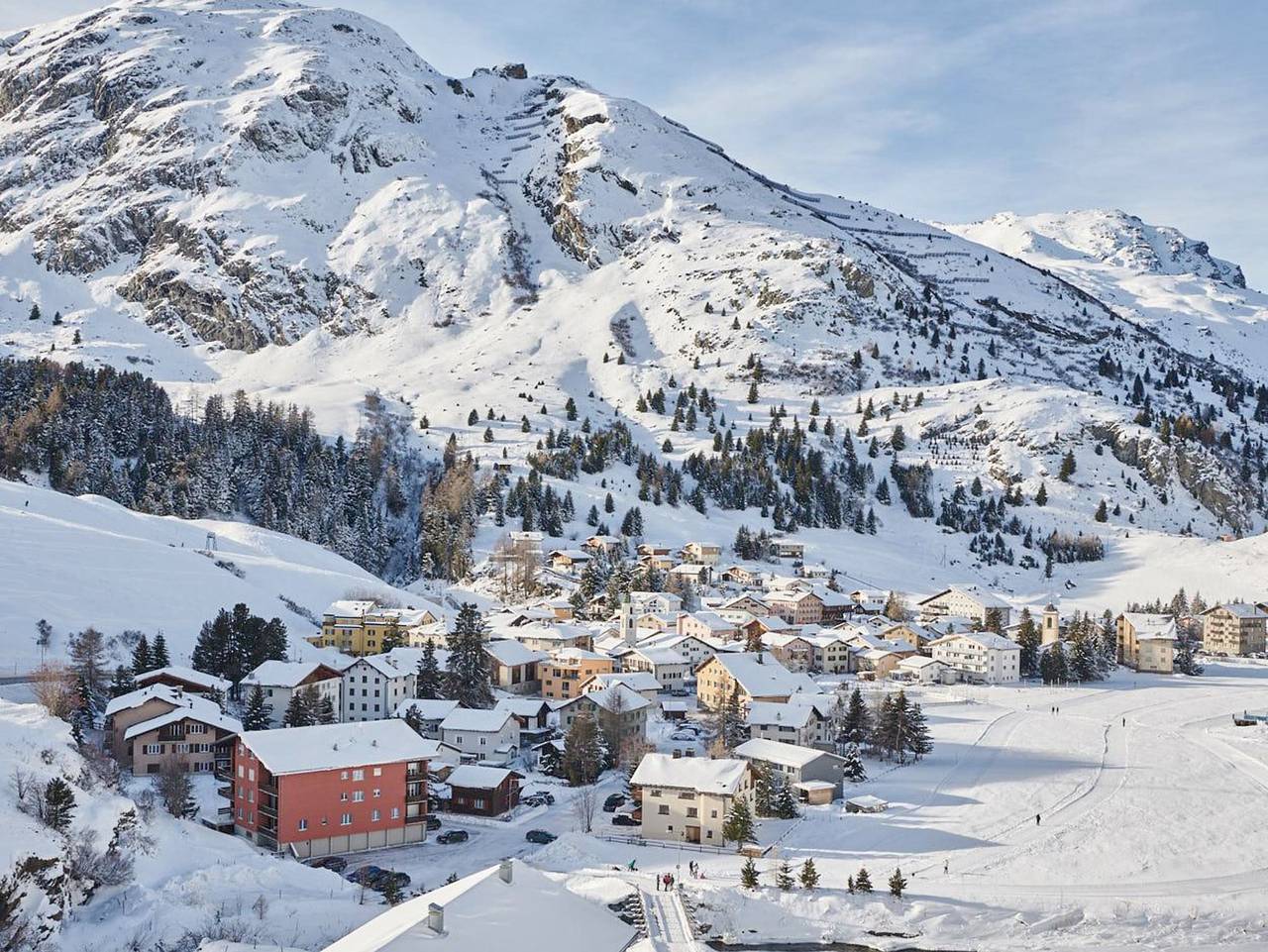 Ganze Ferienwohnung, Palazzo - 3. Stock - 5.5 Zimmerwohnung -  6 Betten in Surses, Oberhalbsteiner Alpen