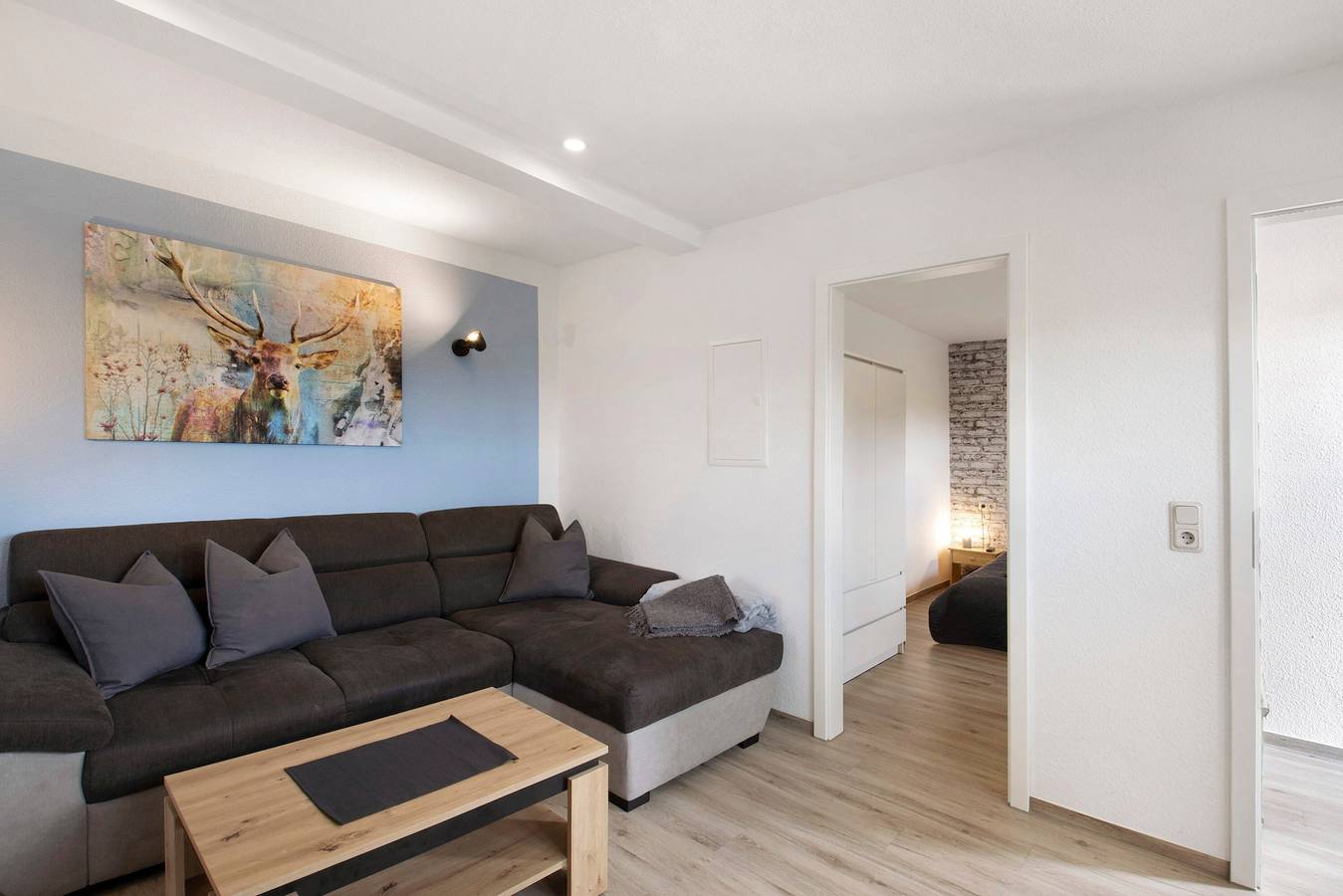 Ganze Wohnung, Ferienwohnung 'Pfauenhof' mit Bergblick, Balkon und Wi-Fi in Neustadt/Harz, Harzvorland
