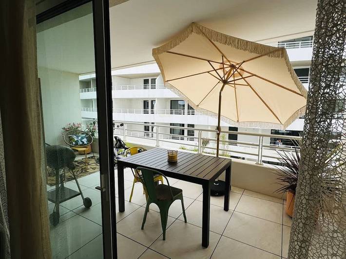 Gîte pour 4 personnes, avec balcon/terrasse, adapté aux familles dans Casino de Valras Plage - 4