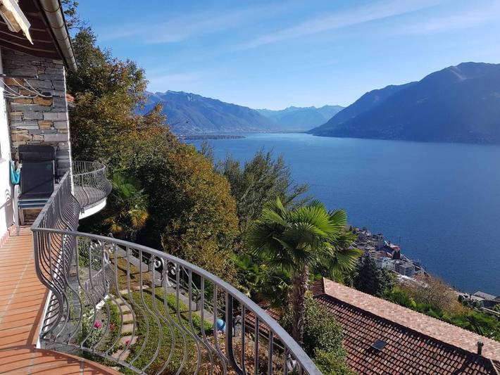Ferienhaus für 6 Personen, mit Garten und Ausblick sowie Seeblick in Brissago - 3