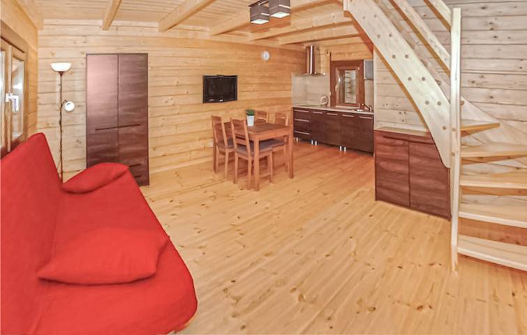 Ferienhaus für 6 Personen mit Terrasse in Powiat Sławieński