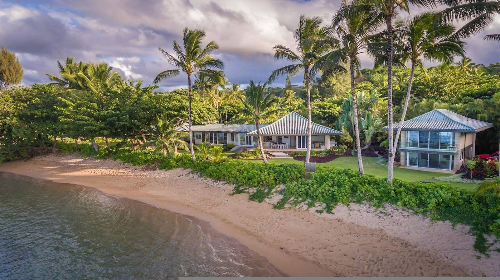 Anini Beachfront Home in Kalihiwai, Anini Beach