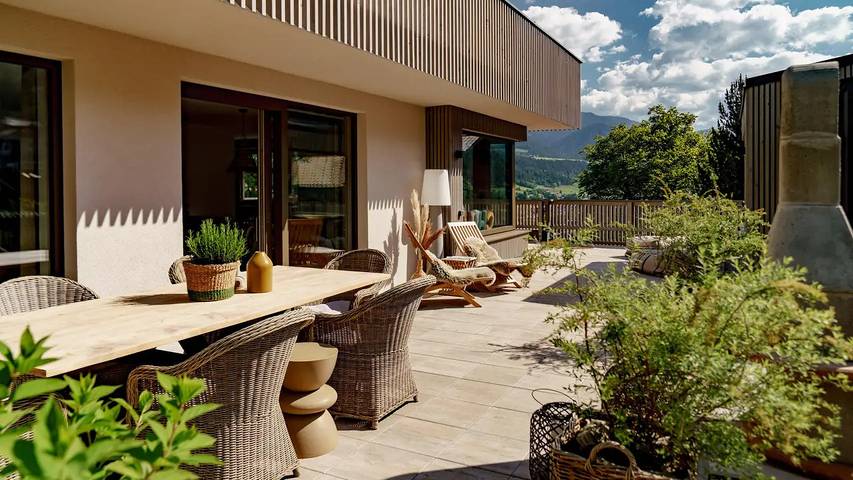 Hütte für 10 Personen, mit Sauna und Balkon sowie Garten in Rohrmoos