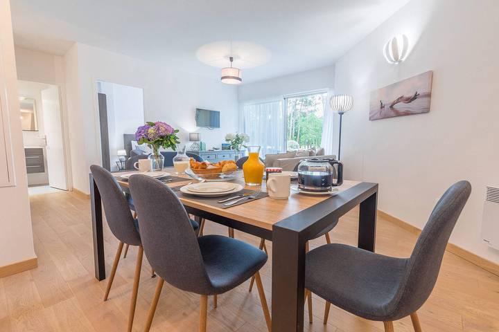 Gîte pour 6 personnes, avec Terrasse ainsi que Jardin et Piscine dans Moliets-Plage - 4
