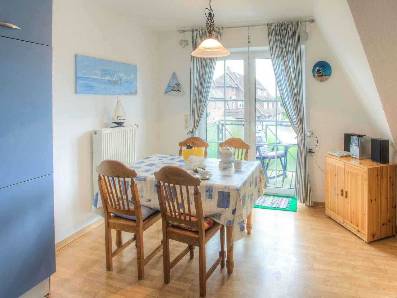 Ganze Wohnung, Ferienwohnung Fokuhl mit Gemeinschaftsgarten, Balkon und Wlan in Hooksiel, Wangerland