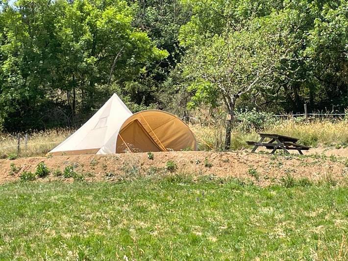 Glamping voor 4 personen in de Ardèche