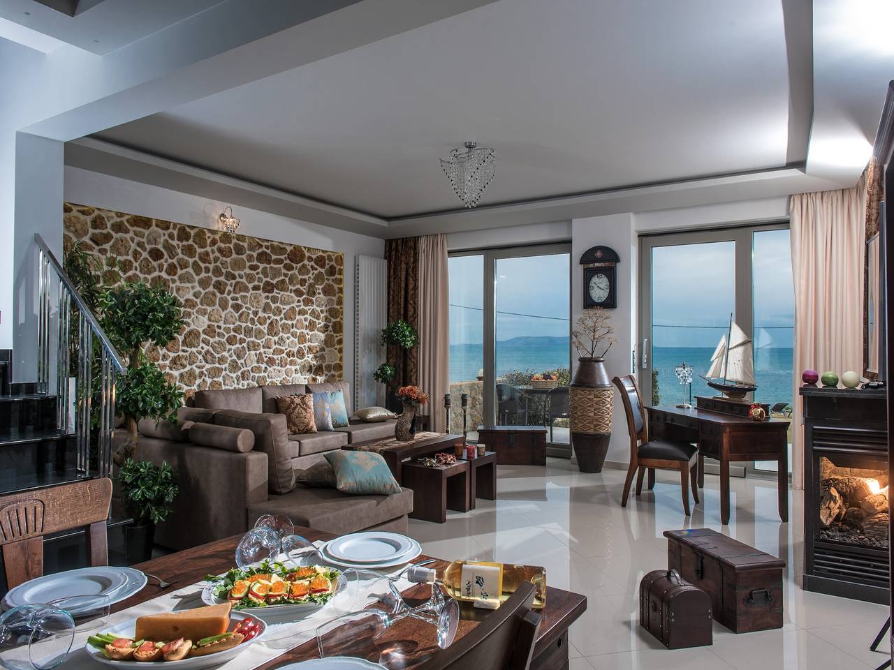 Villa in Kato Gouves am Gouves Strand in Gouves, Iraklio-Heraklion und Umgebung