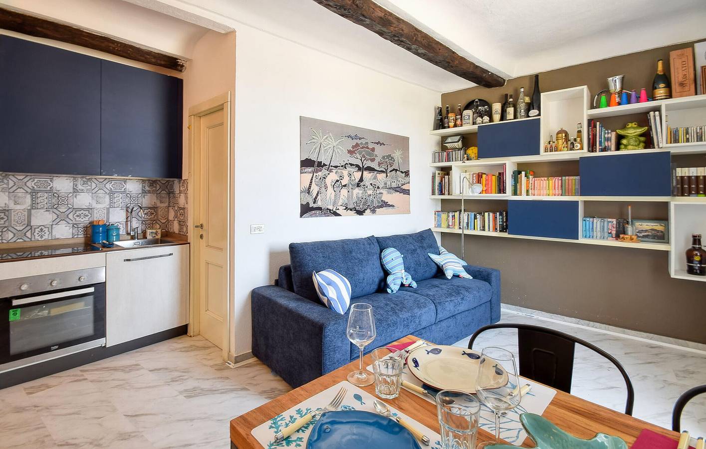 Appartement de vacances entier, Retraite avec vue sur la mer à 100 m de la plage in Sestri Levante (City), Sestri Levante