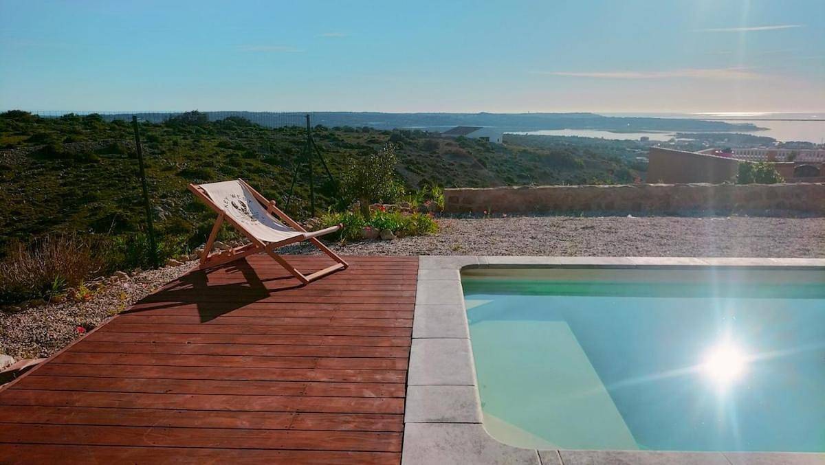 Appartement entier, Maison avec vue sur la mer et avec piscine à Fitou in Fitou, Côte méditerranéenne (France)