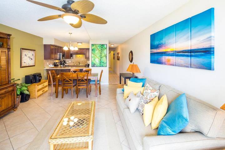 Casas e apartamentos de temporada para 4 pessoas, com piscina e jacuzzi e ainda jardim em Maui