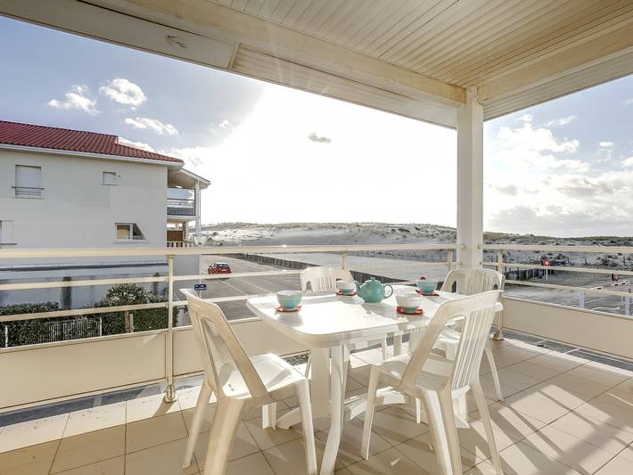 Appartement de vacances pour 4 personnes, avec balcon à Biscarrosse