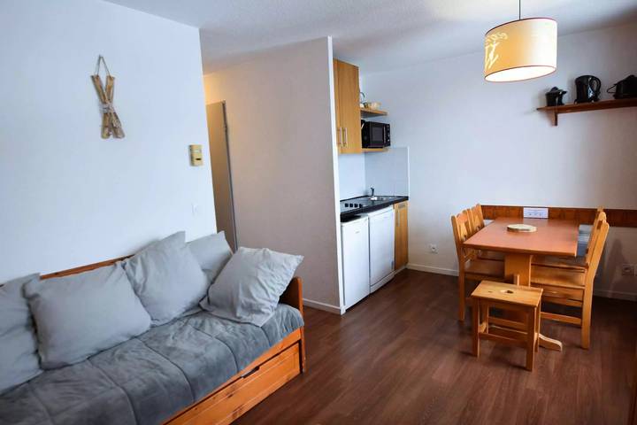 Appartement de vacances pour 5 personnes, avec vue et balcon dans Plagne Soleil
