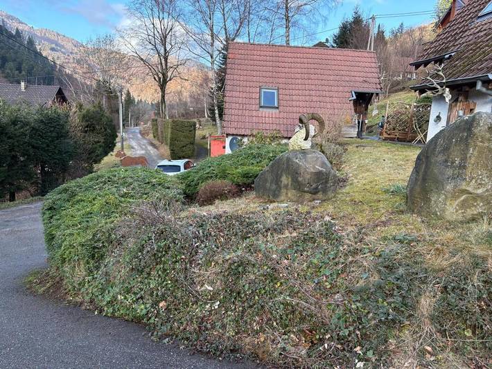 Gîte pour 3 personnes, avec jardin et vue, animaux acceptés à Mittlach